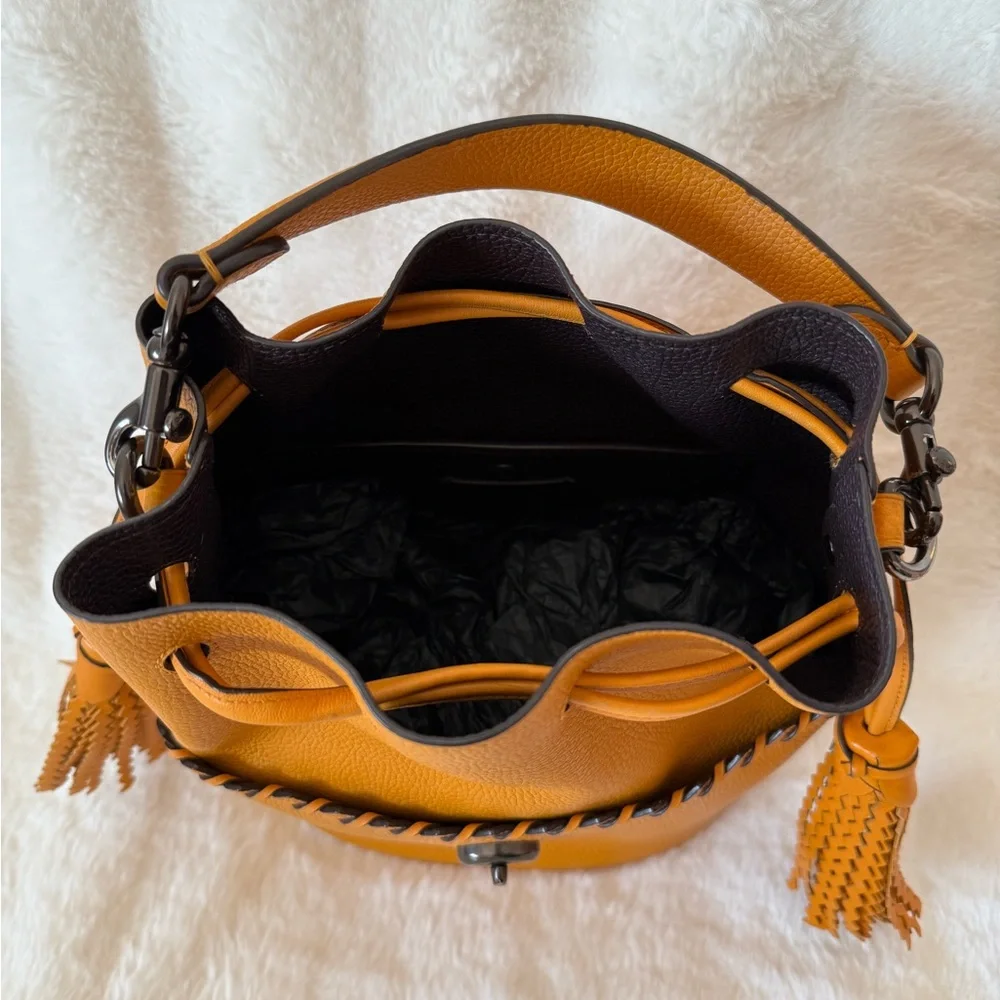 Coach Lora Bucket Bag Drawstring Purse - Picture 10 of 12
